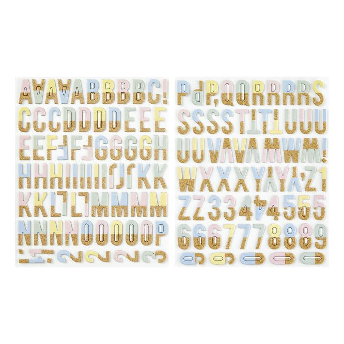 Spellbinders Chipboard Alphabet