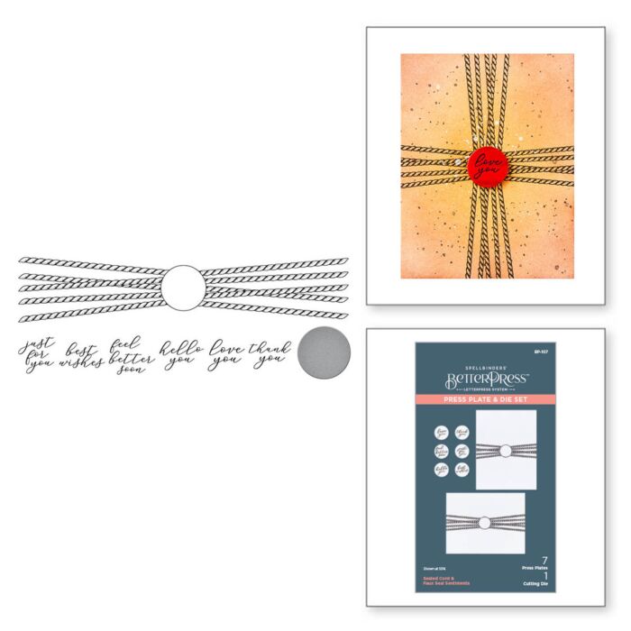 Spellbinders BetterPress Press Plate & Die Set