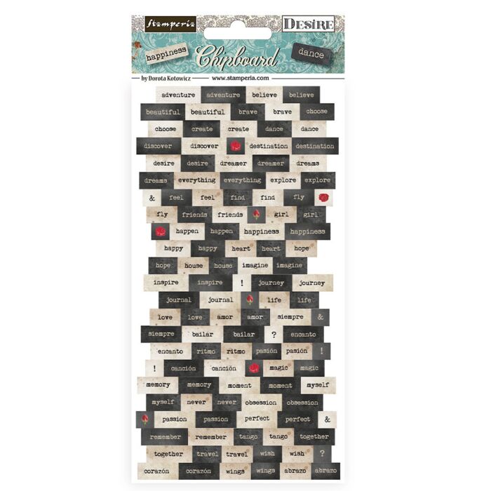 Stamperia Chipboard
