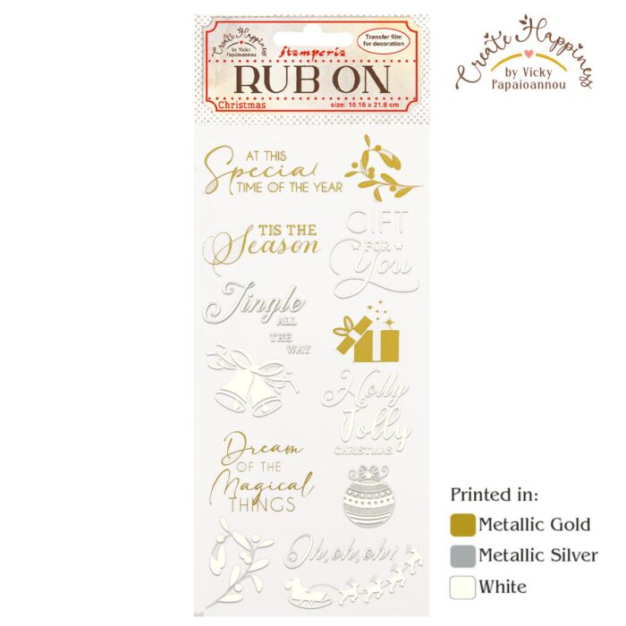 Stamperia Create Happiness Rub-on