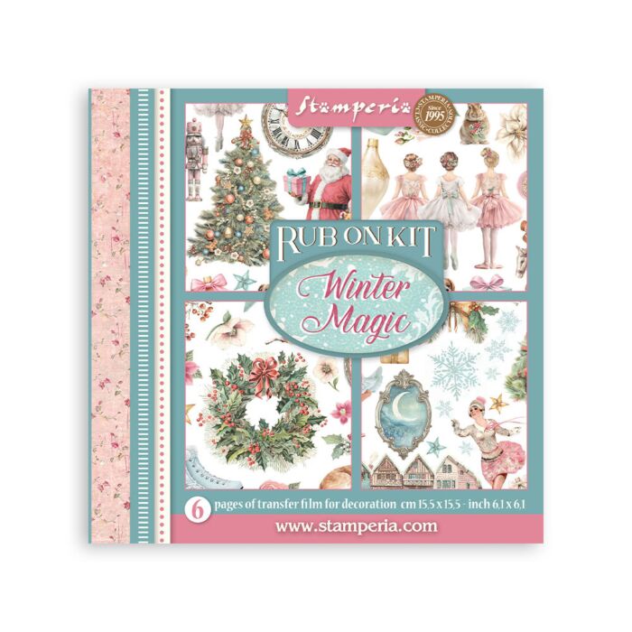 Stamperia Winter Magic Rub-on Kit