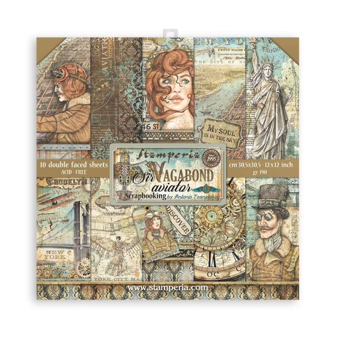 Stamperia 30X30cm (12"X12") Paper Pack