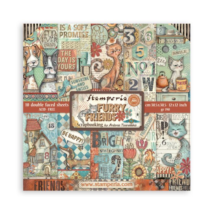 Stamperia 12X12 Paper Pad