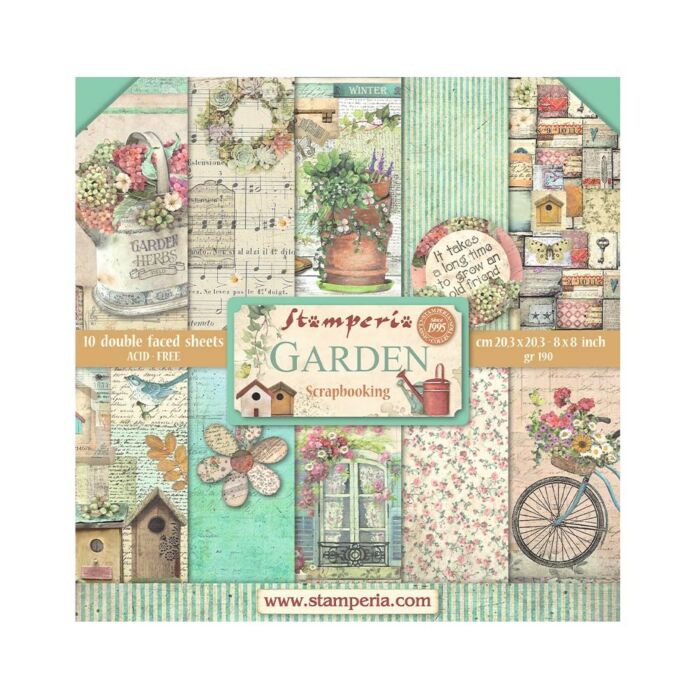 Stamperia 20.3X20.3cm (8"X8") Paper Pad