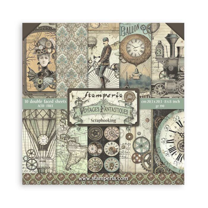 Stamperia 20.3X20.3cm (8"X8") Paper Pad