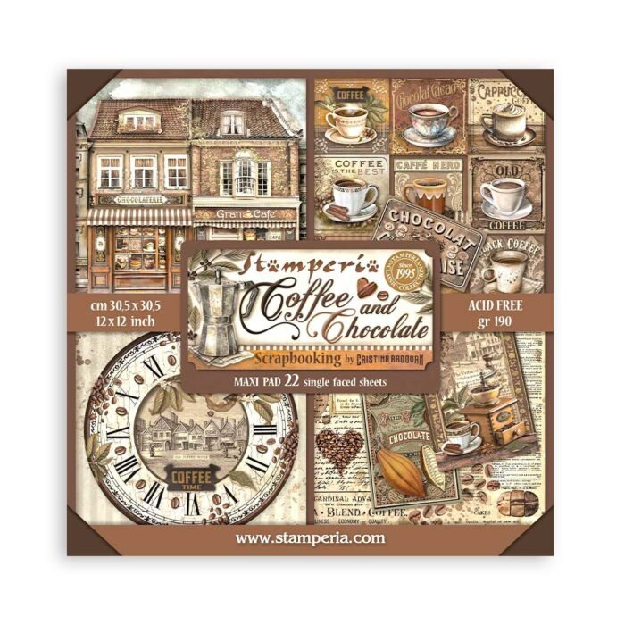 Stamperia 30X30cm (12"X12") Maxi Paper Pad