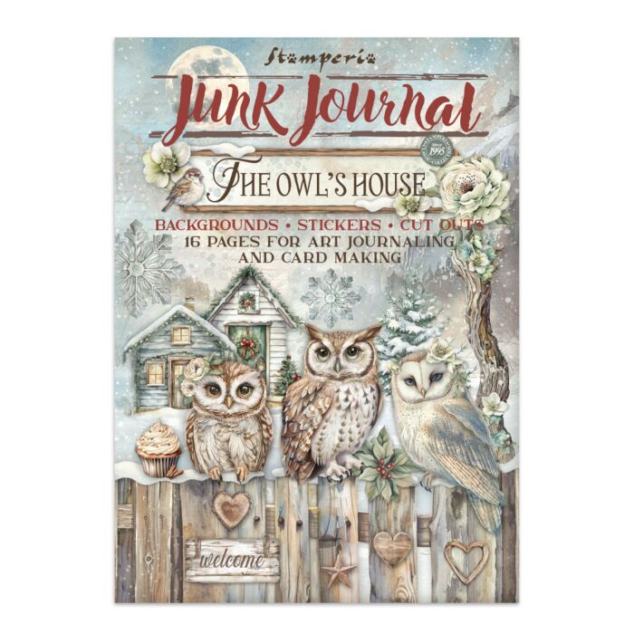 Stamperia Junk Journal Backgrounds + Stickers + Cut Outs