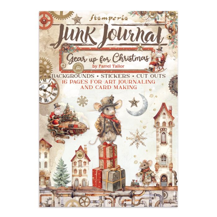 Stamperia Junk Journal Backgrounds + Stickers + Cut Outs