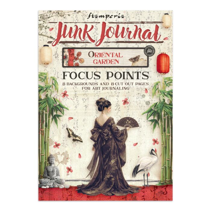 Stamperia Oriental Garden Junk Journal Focus Points
