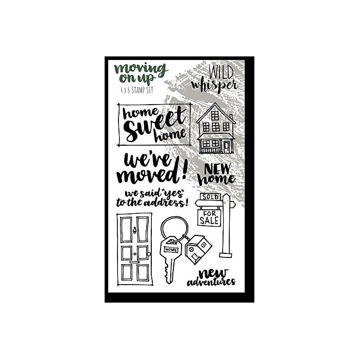 Wild Whisper MOVING ON UP - 4X6 STAMP SET