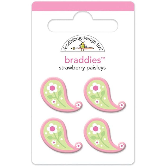 Doodlebug - Braddies - Strawberry Paisleys