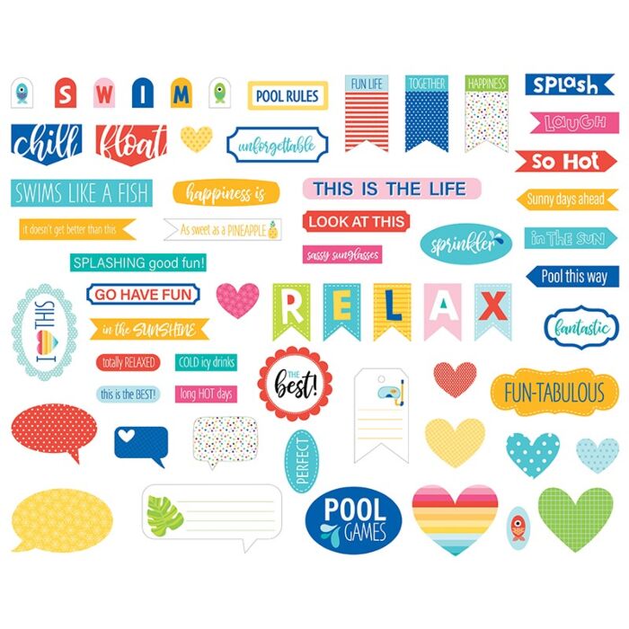 Bella Blvd - Splash Zone Collection - Ephemera - Words