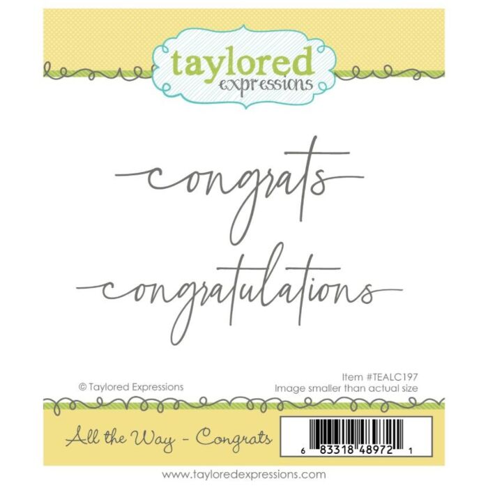 Taylored Expressions Cling Stamp