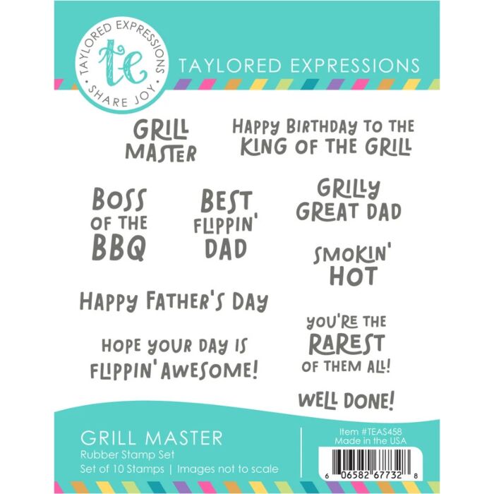 Taylored Expressions Grill Master Cling Stamp