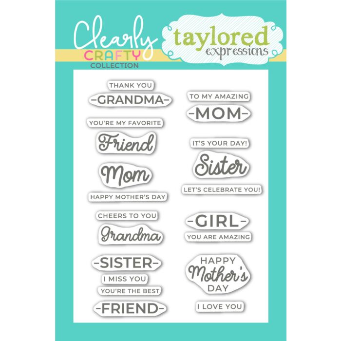Taylored Expressions Clear Stamp