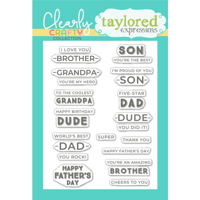 Taylored Expressions Clear Stamp