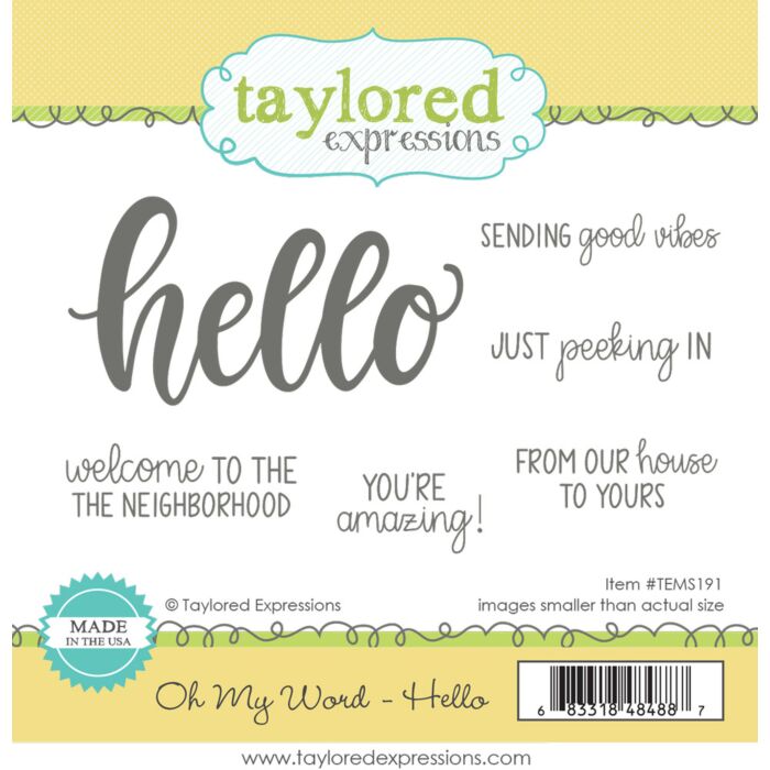 Taylored Expressions Cling Stamp