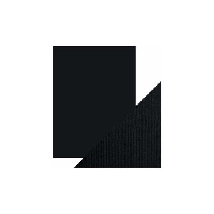 Tonic Studios 8.5X11 Weave Textured Cardstock, Jet Black (10/Pk)