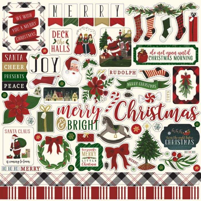 Echo Park - 'Twas the Night Before Christmas Element Sticker Vol. 2