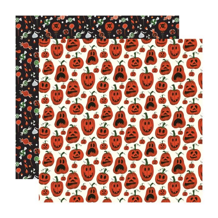 Echo Park - Trick or Treat - 12x12 double sided paper Pumpkins
