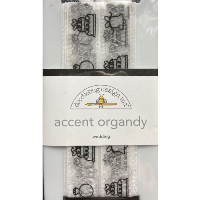 Doodlebug Ribbon - Accent Organdy - Wedding