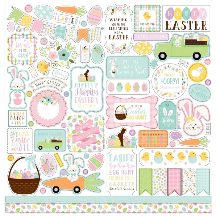 Echo Park Welcome Easter Element Sticker