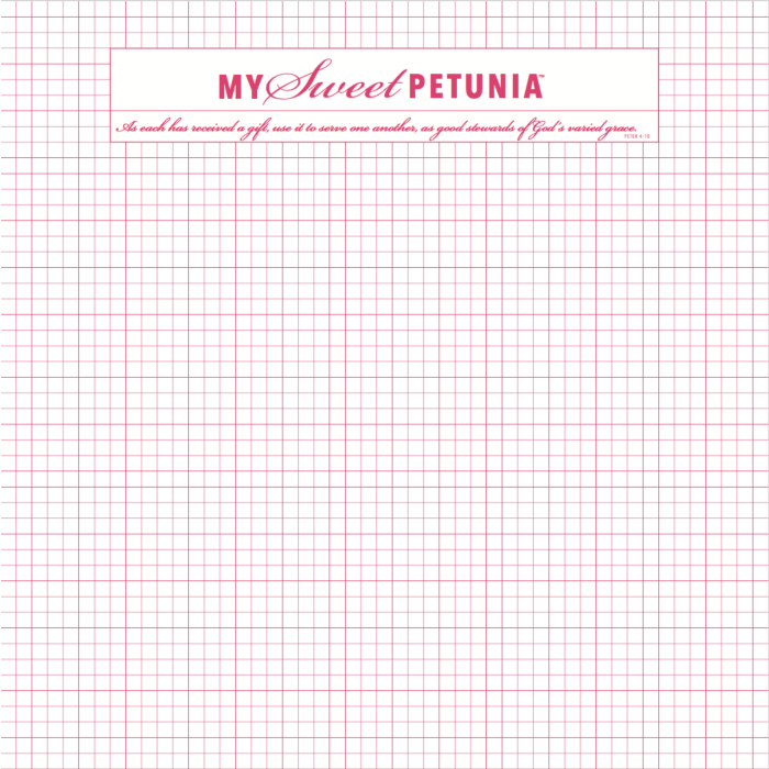 My Sweet Petunia - MEMORY MISTI MOUSE PAD