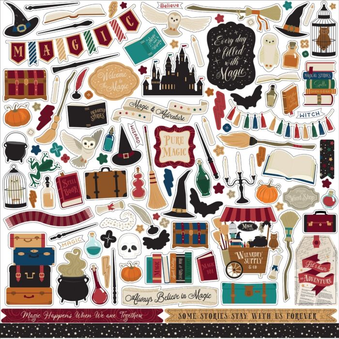 Echo Park Witches & Wizards No. 2 Element Sticker
