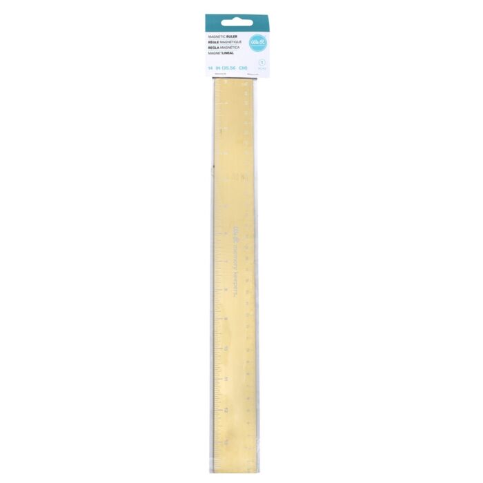 We R Makers Foil Quill Magnetic Ruler