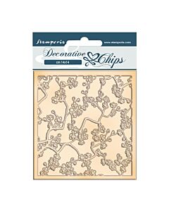 Stamperia Decorative Chips 5.5"X5.5" Texture, Sir Vagabond In Japan