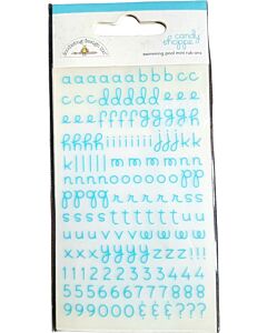 Doodlebug - Candy Shoppe - Swimming Pool Mini Rub-ons