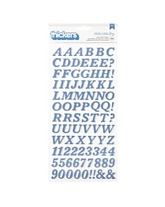 American Crafts Hello Little Boy Thickers Stickers 216/Pkg-Alpha