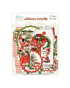Mintay Papers Paper Elements, Holly Jolly (27pc)