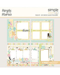 Simple Stories Simple Pages Page Kit, Say Cheese Classic Pooh Baby