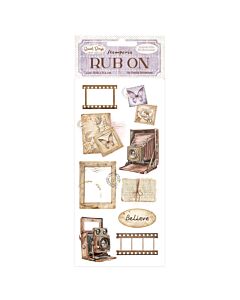 Stamperia Rub-on, Quiet Days - Vintage Photography