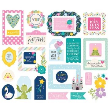 Simple Stories - Little Princess Tags & Frames Die-Cuts 26/Pkg