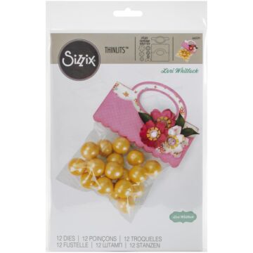 Sizzix Thinlits Dies By Lori Whitlock 12/Pkg Treat Bag Topper