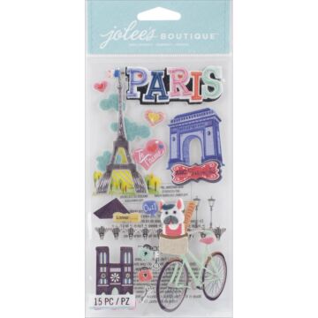 Jolee's Le Grande Dimensional Stickers Paris