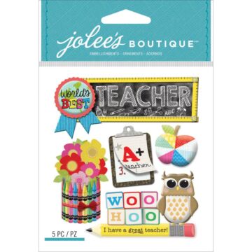 Jolee's Boutique Dimensional Stickers Teacher