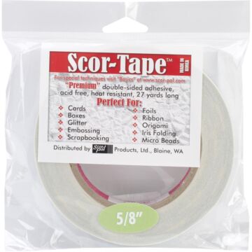 Scor-Tape .625"X27yd (5/8")