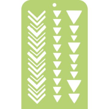 Kaisercraft Mini Designer Templates 3.5"X5.75" Tribal Strips