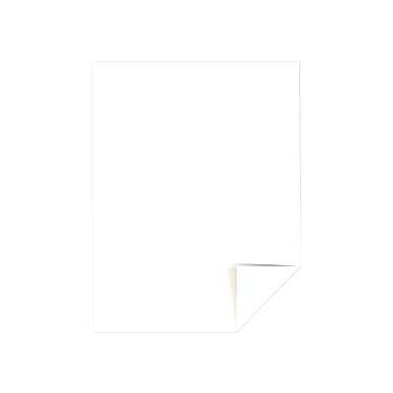 Neenah Classic Crest 110lb cardstock sheet 8.5x11 in Solar White.
