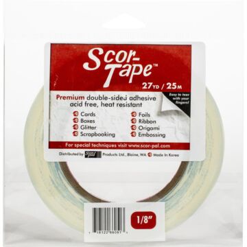 Scor-Tape .125"X27yd (1/8")