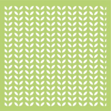 Kaisercraft Designer Template 6"X6" Leafy