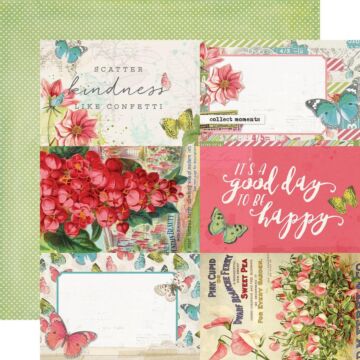 Simple Stories - Simple Vintage Botanicals Double-Sided Cardstock 12"X12" 4"X6" Elements