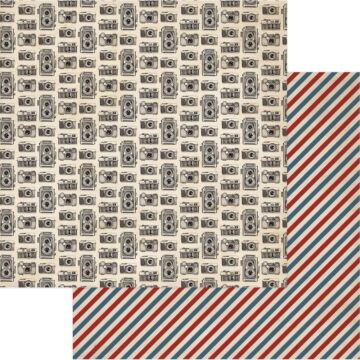 PhotoPlay - Here & There Double-Sided Cardstock 12"X12" Cameras
