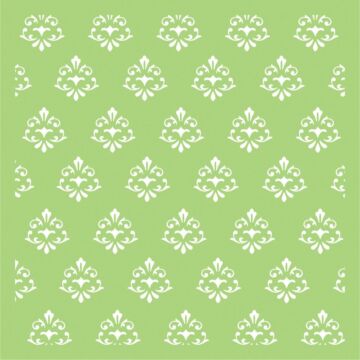 Kaisercraft Designer Template 6"X6" Small Damask