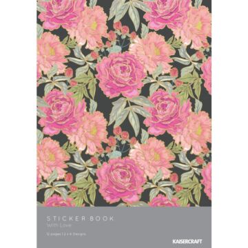 Kaisercraft Sticker Book 6"X8" 12/Pages With Love, 6 Designs/2 Each