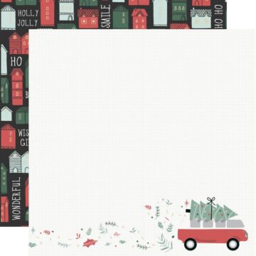 Kaisercraft - Peppermint Kisses Double-Sided Cardstock 12"X12" Combi Christmas