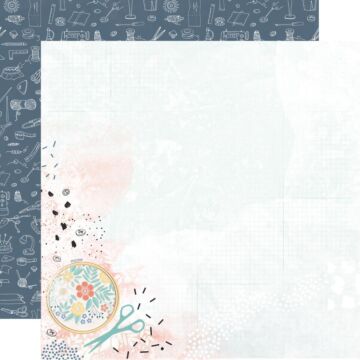 Kaisercraft - Crafternoon Double-Sided Cardstock 12"X12" Embroidery